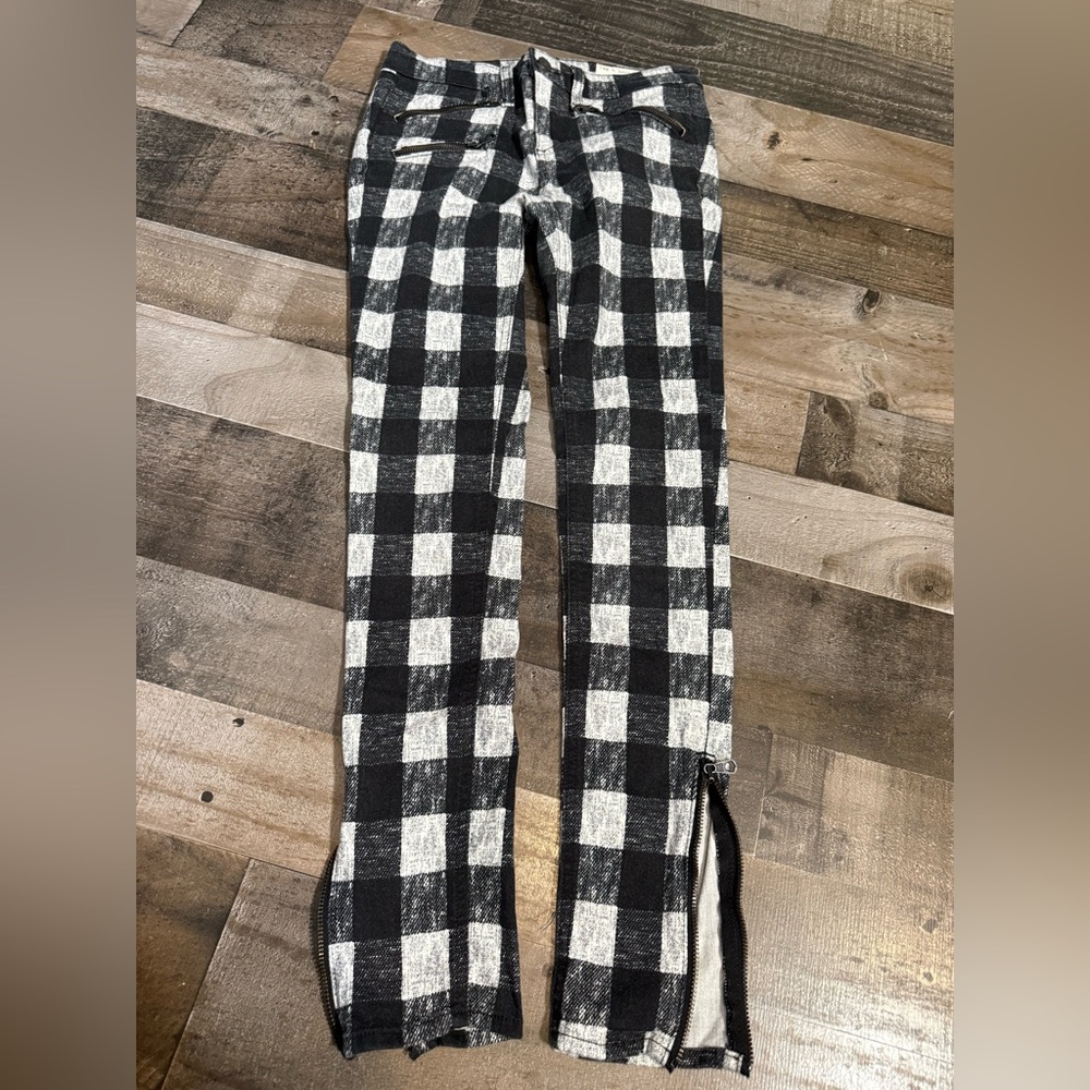 Rag & Bone White Buffalo Zipper Ankle‎ Pants/ 26